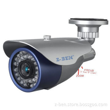 Weatherproof IR Camera with 1/3-inch Color Sony Super HAD II CCD and 600TVL Horizontal Resolution